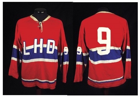 - 1960’s Maurice Richard Depression League Oldtimers Game Worn Sweater