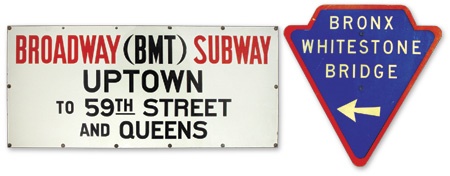 - 1950’s-60’s New York City Street Signs (2)