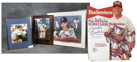- Mickey Mantle Signed Items (7)