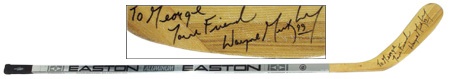 - 1993 Wayne Gretzky Game Used LA Kings Easton Stick