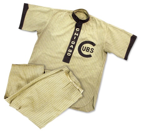 - 1909 Joe Tinker Game Worn Chicago Cubs Uniform