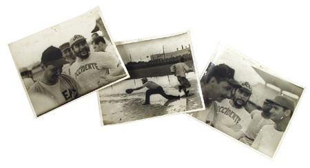 - Ernest “Che” Guevara Vintage Baseball Photographs (3)