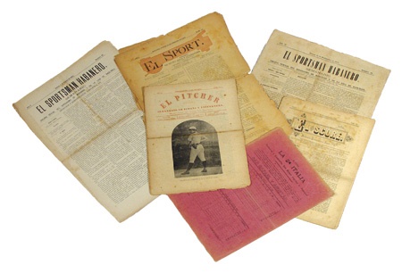 - 1880’s Cuban Baseball Newspapers and Scorecards