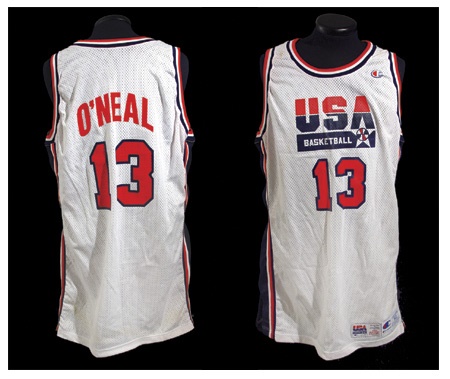 - 1994 Shaquille O’Neal World Game Worn Jersey