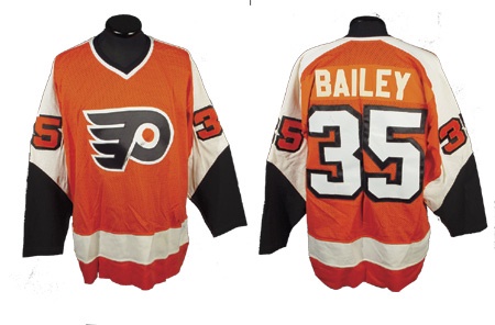- 1980’s Reed Bailey Philly Flyers Game Worn Jersey