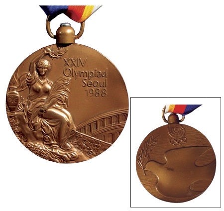 1980 Miracle on Ice & Olympics - 1988 Bronze Medal from the Games of the XXIV Olympiad