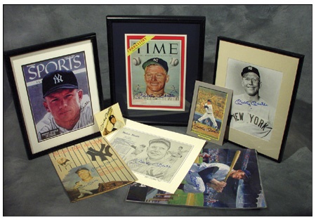 Mantle and Maris - Mickey Mantle Signed Collection (15)