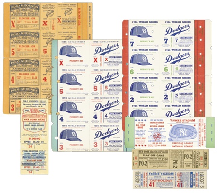 Tickets, Publications & Pins - Great Collection of Unused Baseball Tickets (16)