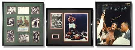 Muhammad Ali & Boxing - Muhammad Ali Framed Autographed Collection (7)