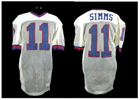 - 1984-85 Phil Simms Game Worn New York Giants Jersey