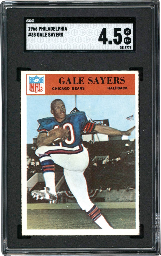 - 1966 Philadelphia Near Complete Set (196/198) W/ SGC Gale Sayers Rookie Card