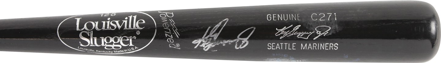 Baseball Equipment - Mid-1990s Ken Griffey Jr. Seattle Mariners Signed Game Used Bat