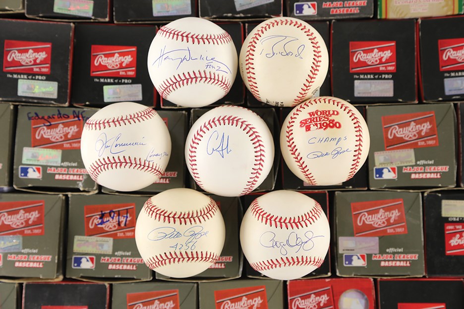 Baseball Autographs - Signed Baseball Collection with Stars (85+)