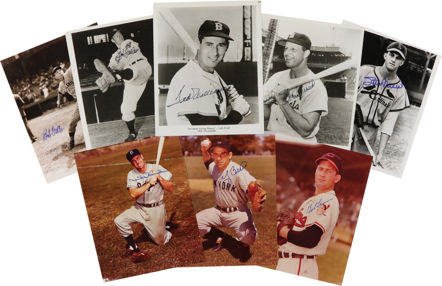 Baseball Autographs - Hall of Famers & Stars Signed Photograph Collection (115)