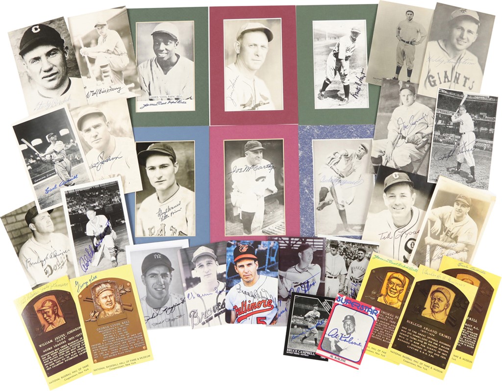 Baseball Autographs - Hall of Famers & Stars Autograph Collection (94)
