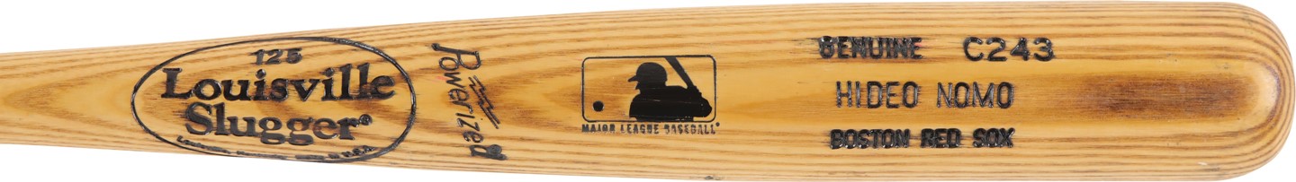 Baseball Equipment - 2001 Hideo Nomo Boston Red Sox Game Bat