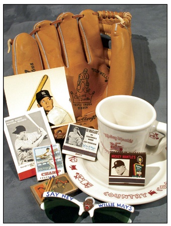 1950’s-60’s Baseball Memorabilia Collection (10)