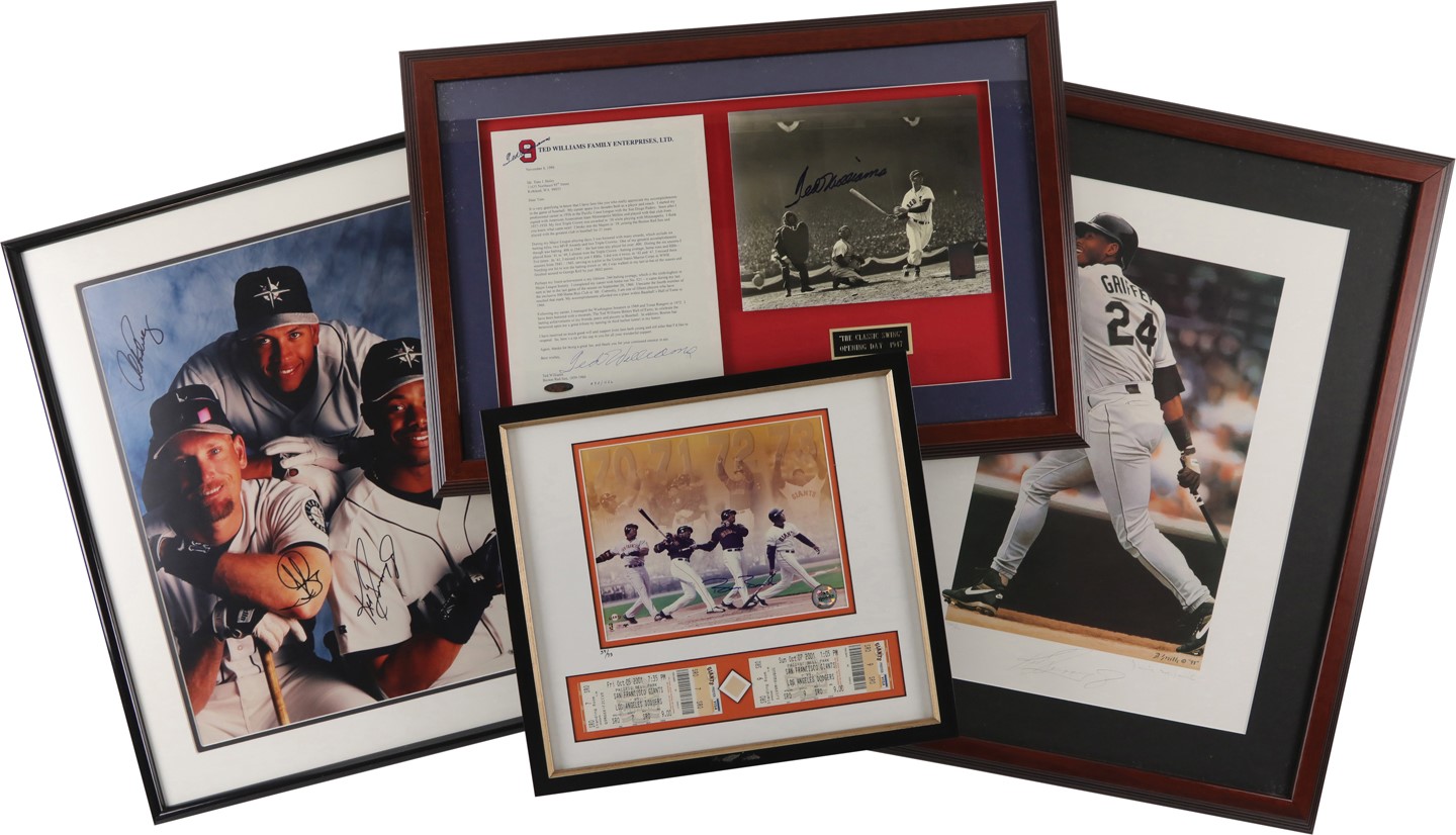 Baseball Autographs - Hall of Famers and Stars Signed Photograph Collection (8)