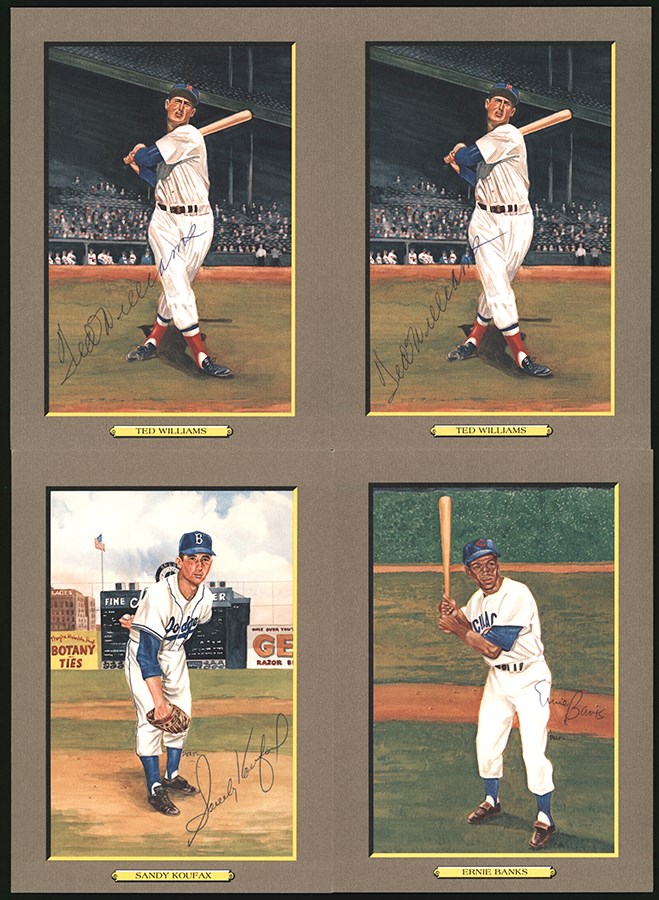 Baseball Autographs - Perez-Steele Great Moments Signed Collection (43) w/Two Ted Willams