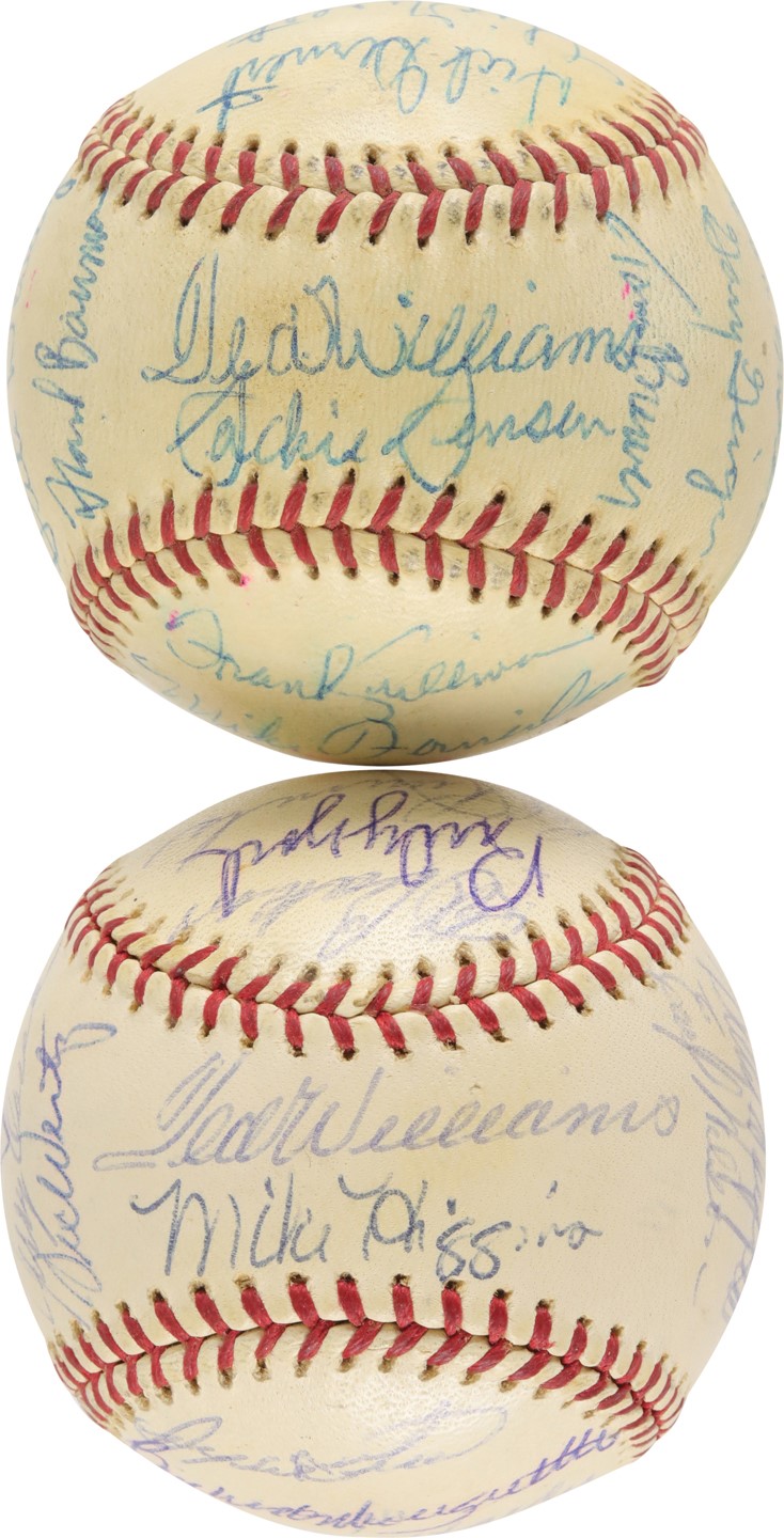 - 1959 & 1960 Boston Red Sox Team-Signed Baseballs