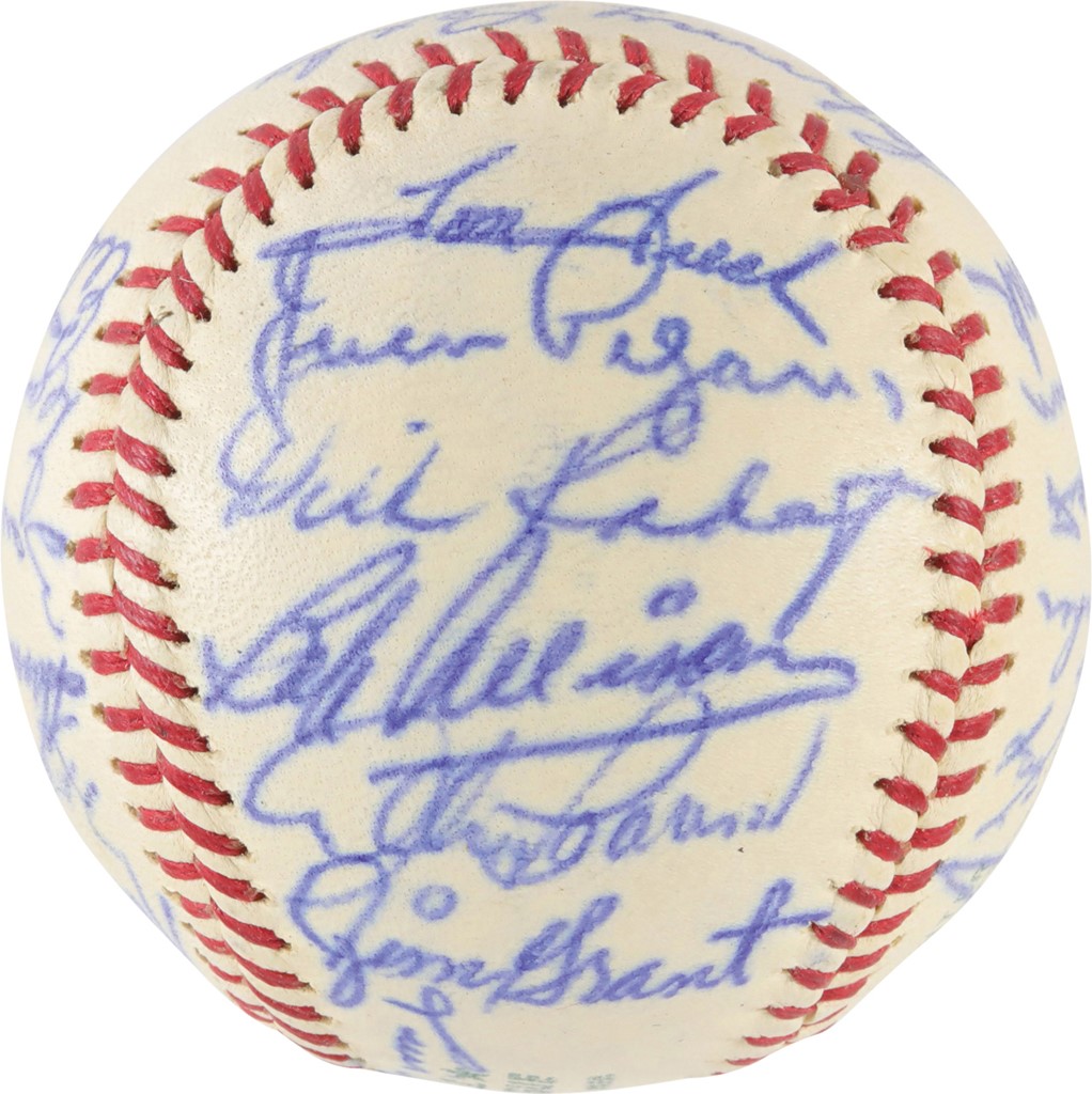 Baseball Autographs - 1963 American League All Star Team-Signed Baseball