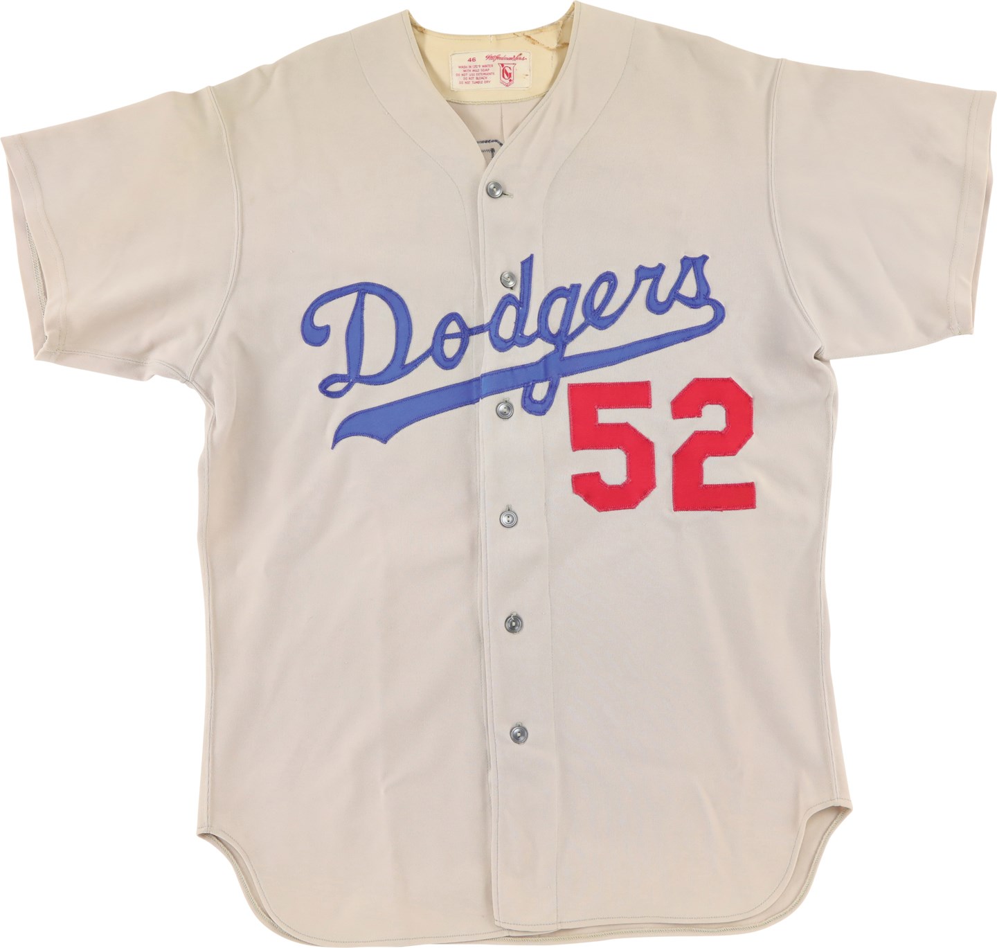 Baseball Equipment - 1970s Tommy Lasorda Los Angeles Dodgers Game Worn Coaches Jersey