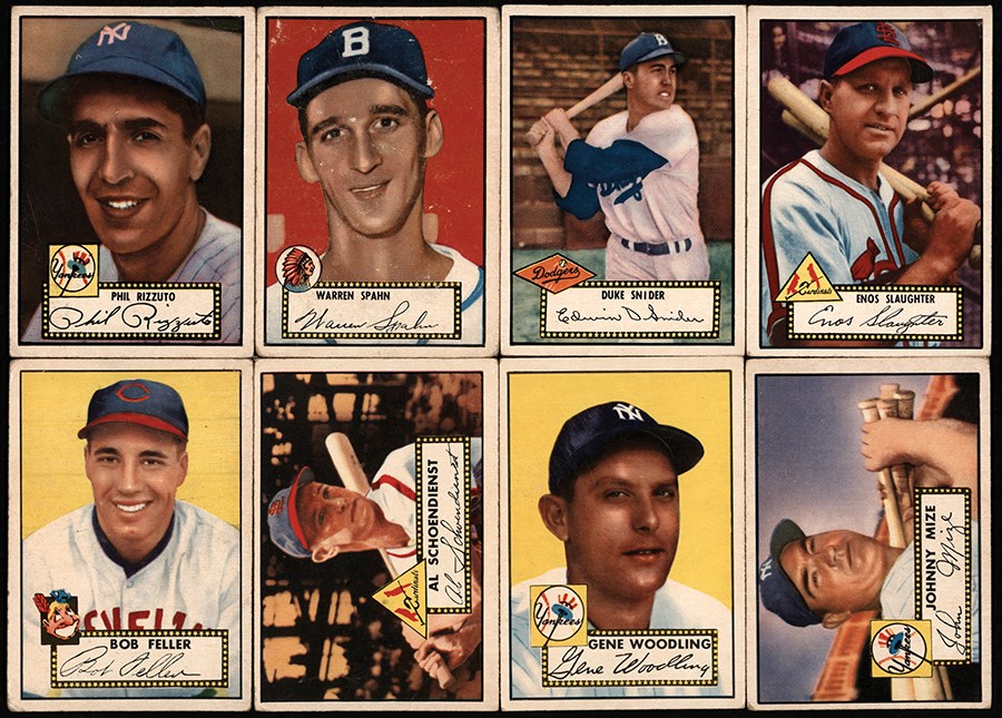 - 1952 Topps Collection (123) w/Hall of Famers