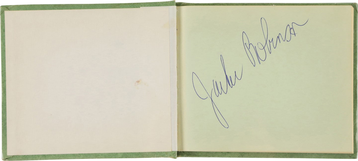 - 1970's Autograph Book w/Jackie Robinson (PSA)
