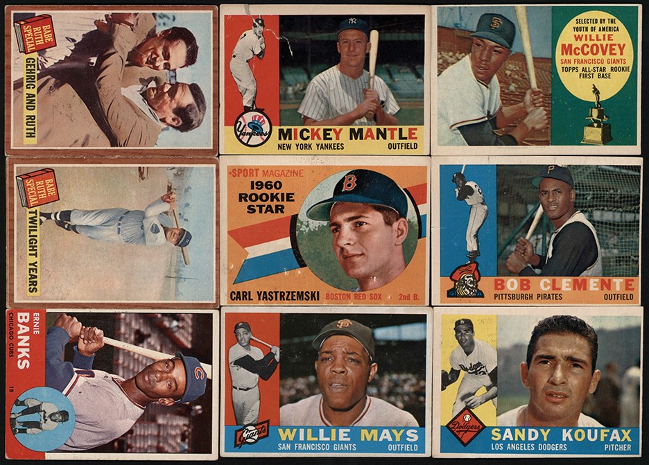 - 1956-1972 Topps Baseball HOFers & Stars Collection (725+)