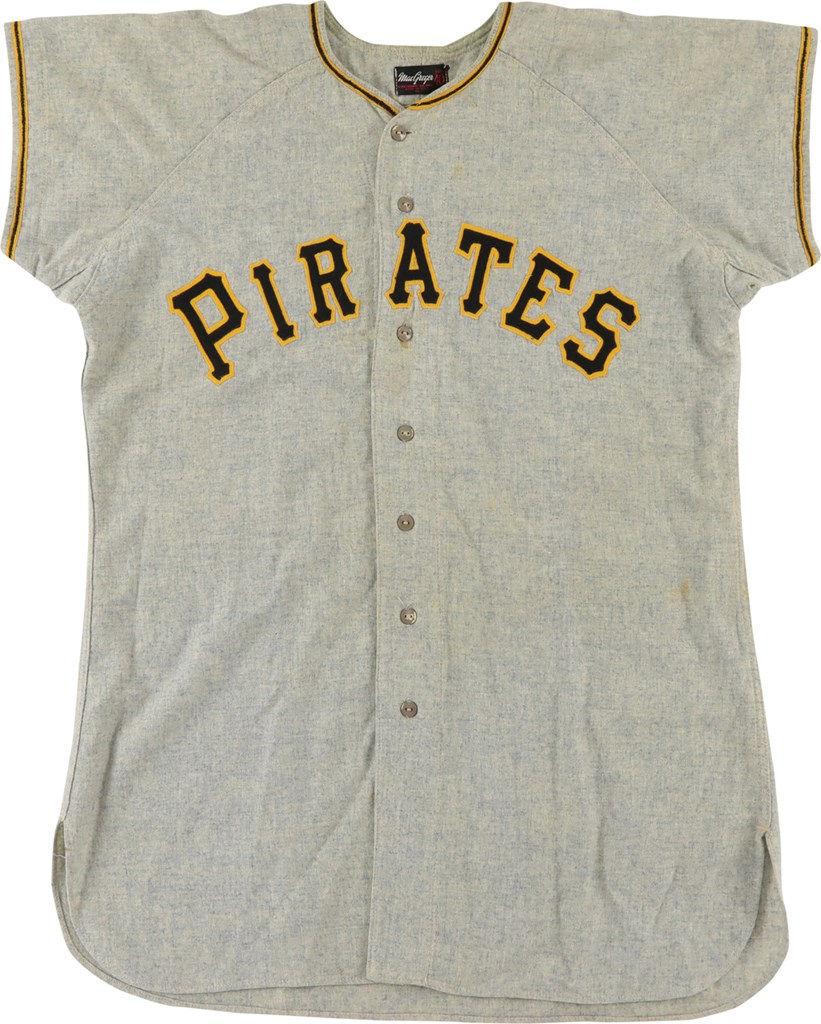 Baseball Equipment - 1955 Tom Saffell Pittsburgh Pirates Game Worn Jersey