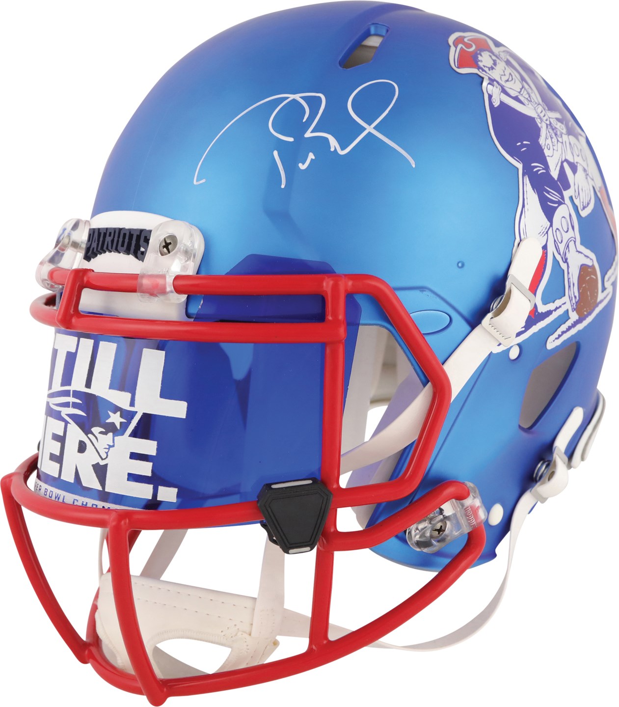 Tom Brady Signed New England Patriots Custom Helmet (Tristar)