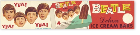 - The Beatles Ice Cream Bar Poster