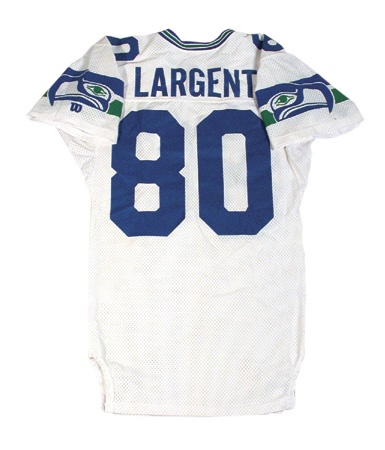 - 1989 Steve Largent Seattle Seahawks Game Used Jersey