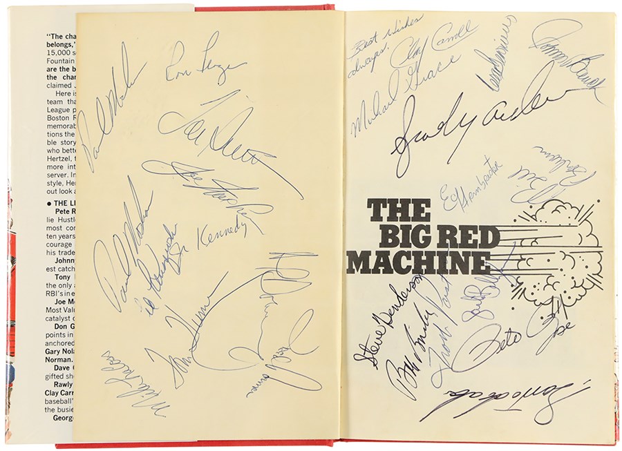 - Big Red Machine Signed Book