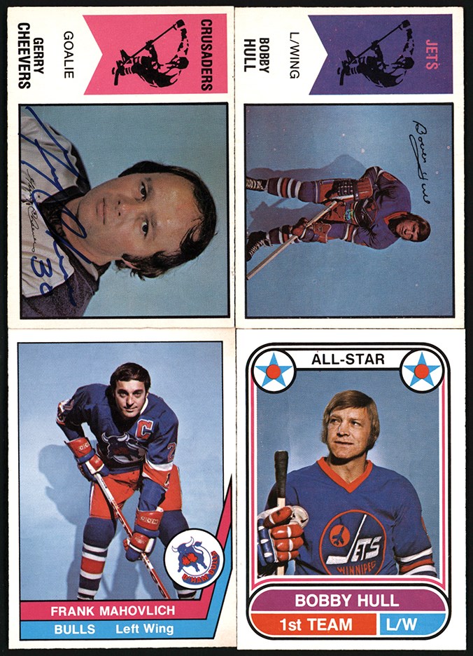 Hockey Cards - 1972-1977 O-Pee-Chee WHA Hockey Card Collection (161) w/Gordie Howe & Bobby Hull