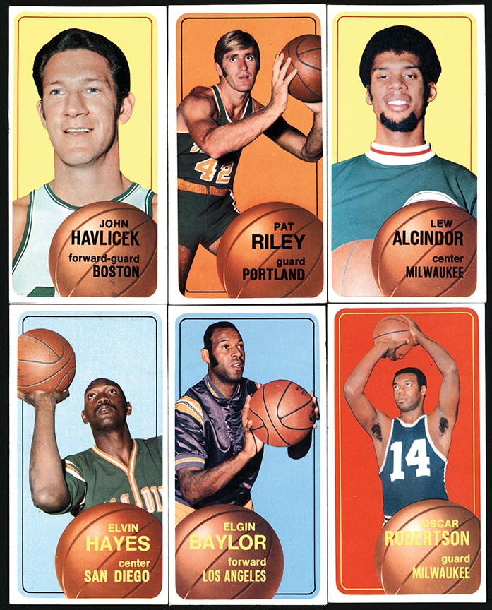 Basketball Cards - 1970-1986 Topps & Fleer Basketball HOFers and Stars Collection (24)