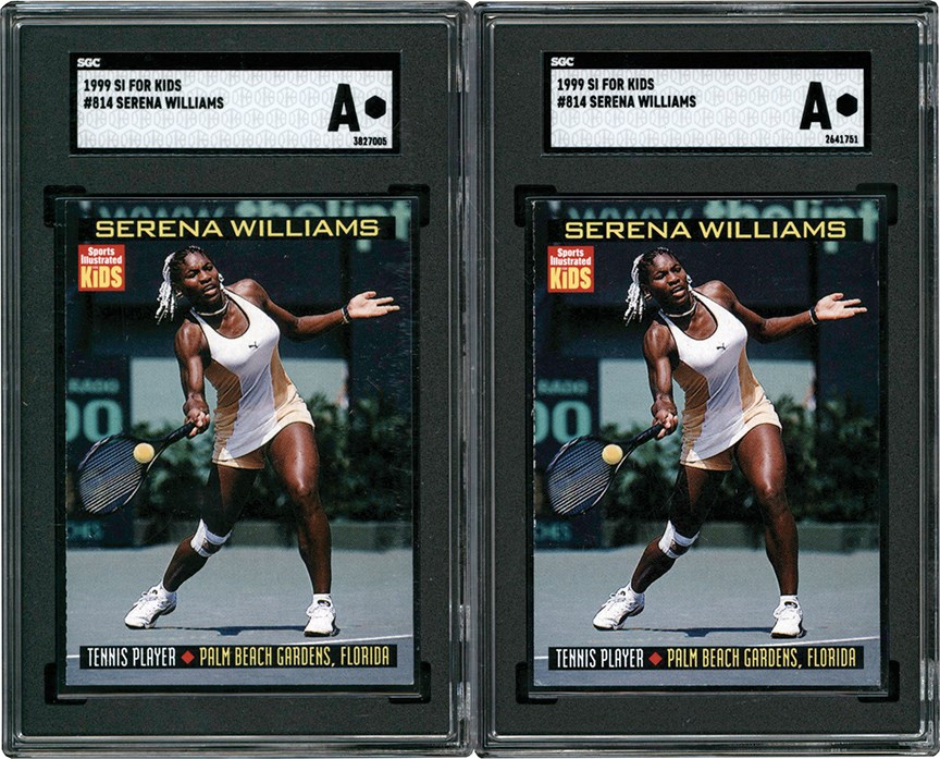 - 1999 Serena Williams Sports Illustrated for Kids Cards (2)