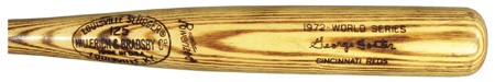 - 1972 George Foster Game Used World Series Bat (35”)