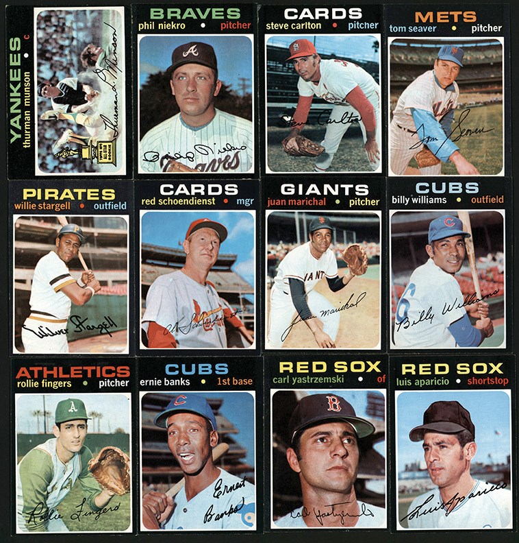 - 1971 Topps Baseball H.O.F. Collection (220)