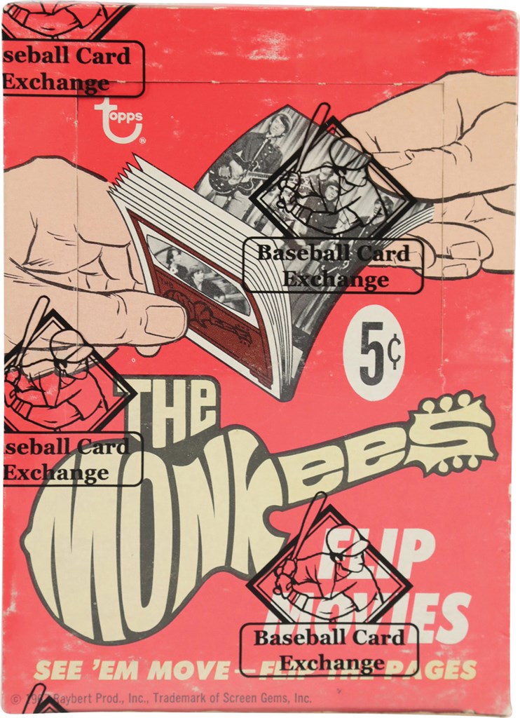 Non-Sports Cards - 1967 Topps The Monkees Flip Movies Unopened Wax Box (BBCE)