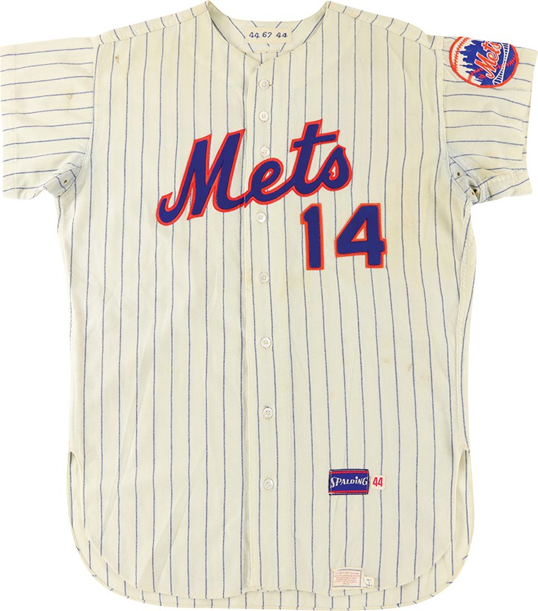 Baseball Equipment - 1968 Gil Hodges First Ever as a Manager New York Mets Game Worn Jersey (Photo-Matched LOA)