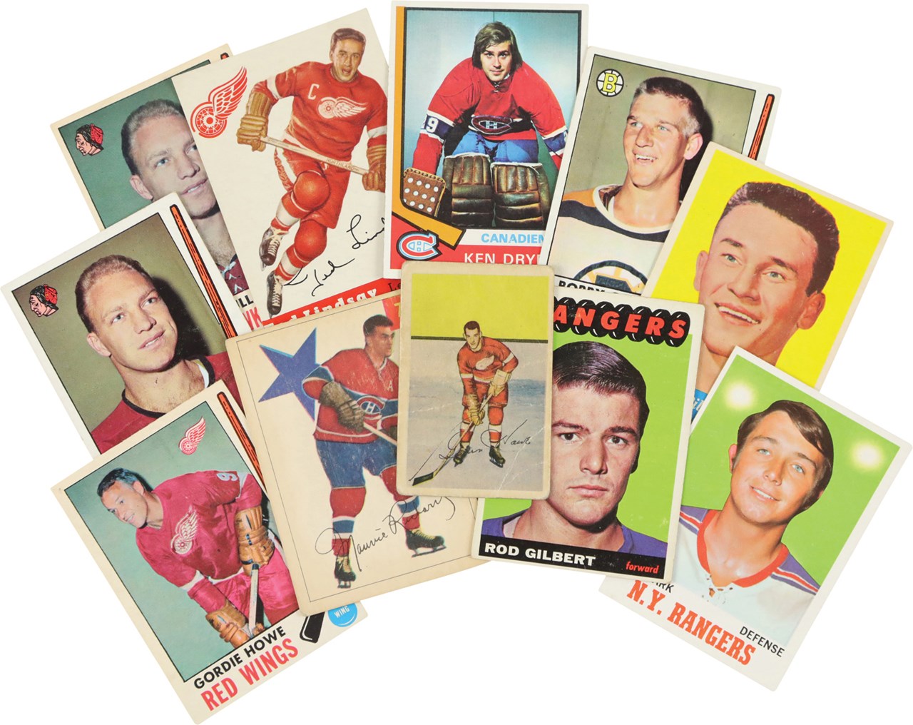 - 1952-1974 Topps, Parkhurst, & OPC Collection (48) w/1952 Gordie Howe