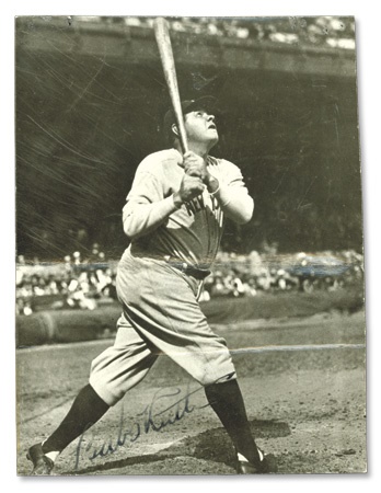 - Babe Ruth Signed Photograph (4x5”)