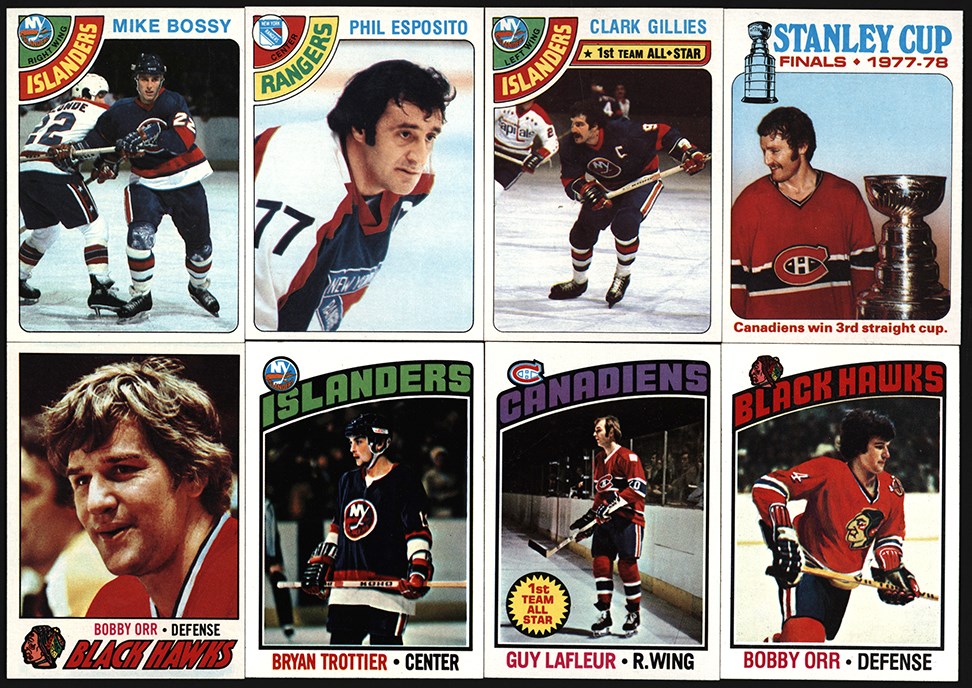 - 1976-1978 Topps Hockey High Grade Complete Set Collection (3)