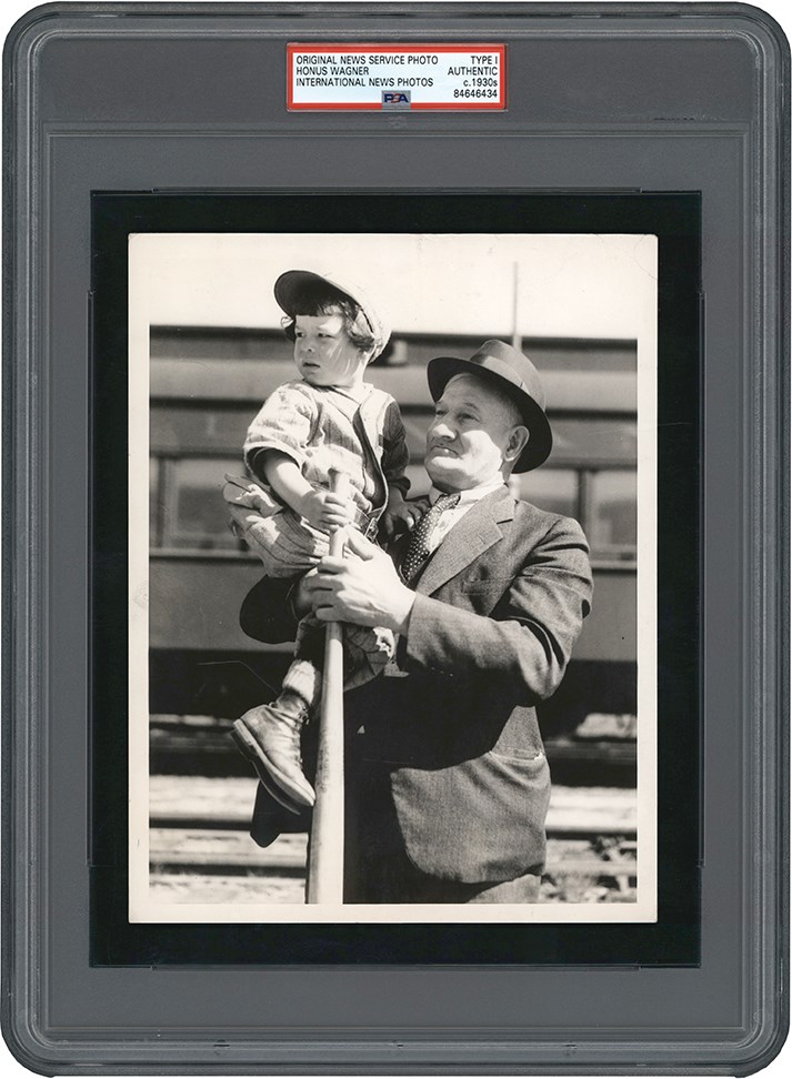- Honus Wagner and Young Girl Photograph (PSA Type I)