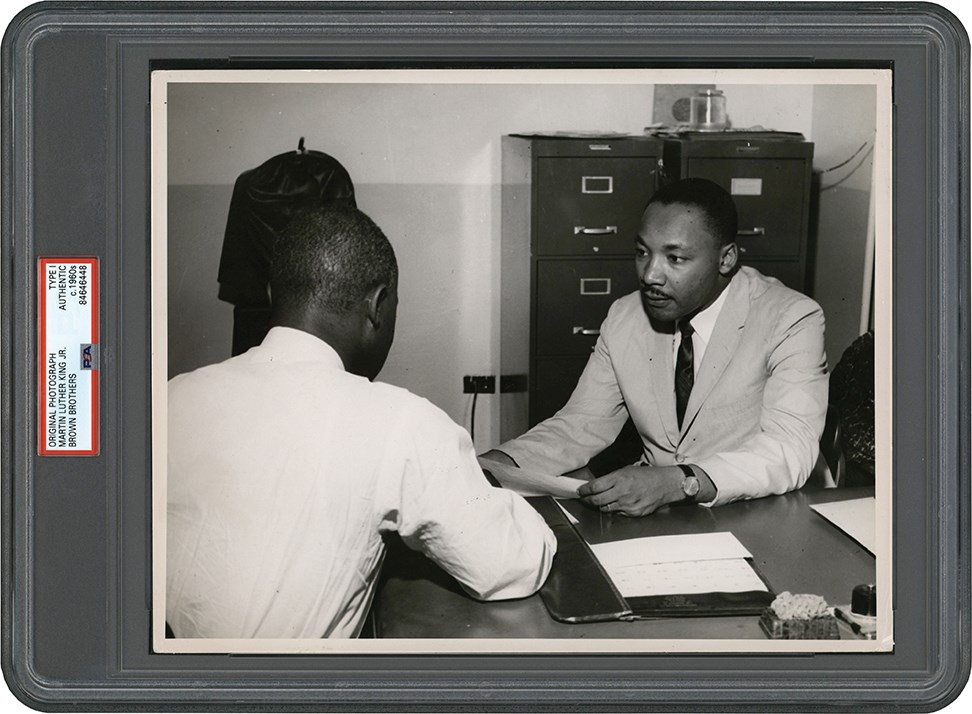 - Circa 1962 Martin Luther King Photograph (PSA Type I)