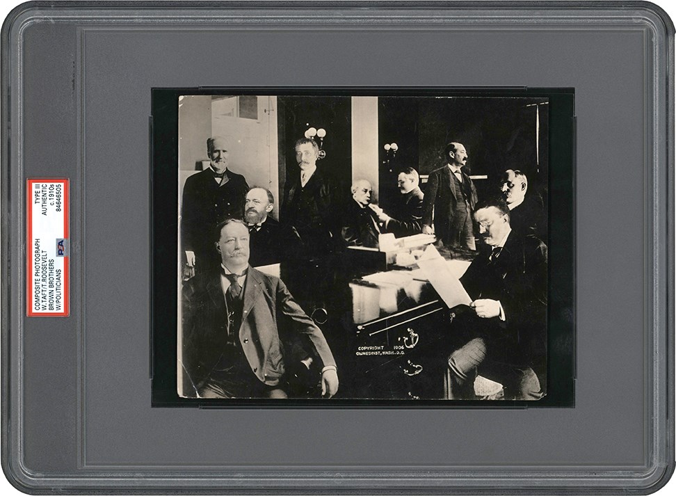 - Teddy Roosevelt and His Cabinet Composite Photograph (PSA Type III)