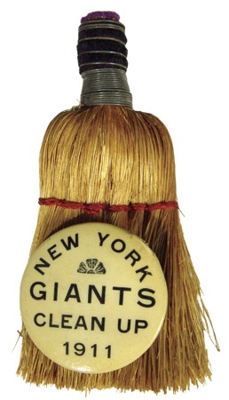- 1911 New York Giants “Clean-Up” Button