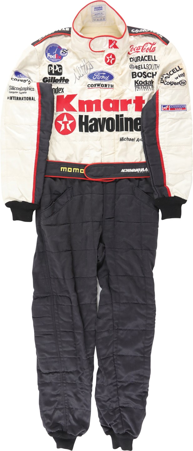 - 1998 Michael Andretti Signed Race Worn Uniform