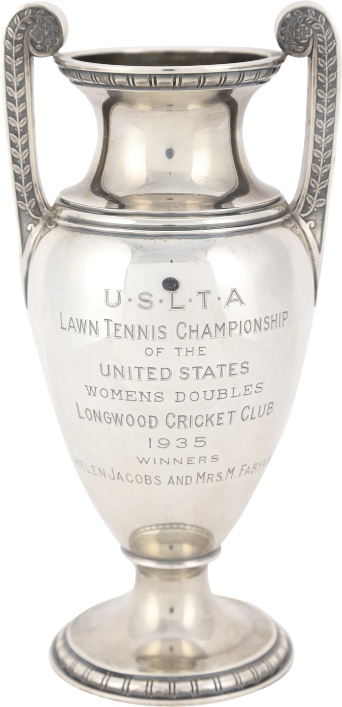 - 1935 US Lawn Tennis Association Doubles Trophy Presented to Helen Jacobs & Sarah Fabyan